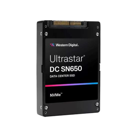 Obrázek WD Enterprise SSD 15.36TB Ultrastar DC SN650, PCIe Gen4, (R: 6600, W: 2800MB/ s), RI- 1DW/ D BICS5 SE