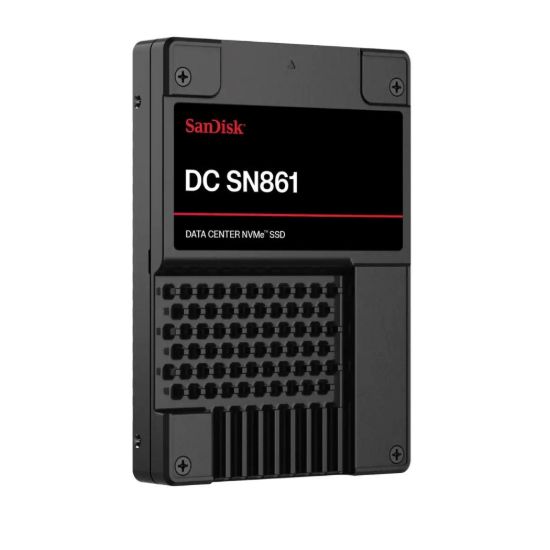 Obrázek SanDisk Enterprise SSD 3.84TB DC SN861, PCIe Gen5, (R: 13700, W: 7200MB/ s), RI- 1DW/ D BICS6 TCG Opal