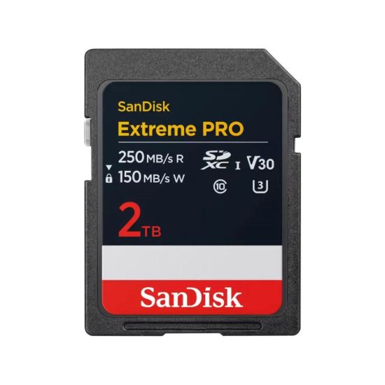 Obrázek SanDisk SDXC karta 2TB Extreme PRO (250 MB/ s Class 10, UHS- I U3 V30)