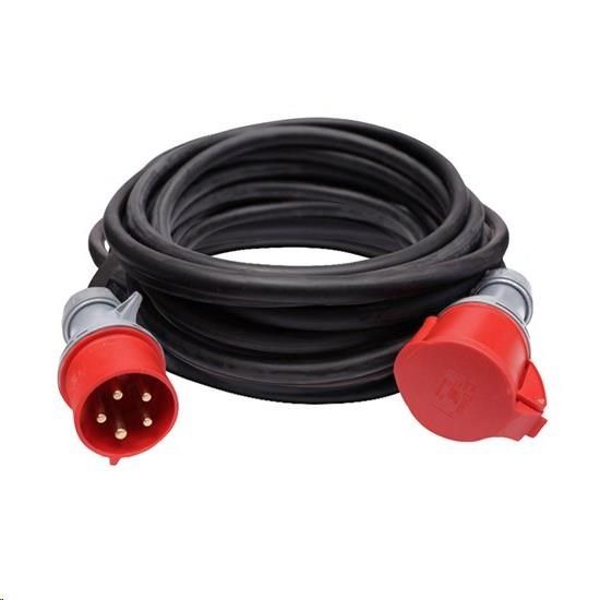 Obrázek Solight prodlužovací přívod - spojka, 1 zásuvka, černá, 20m