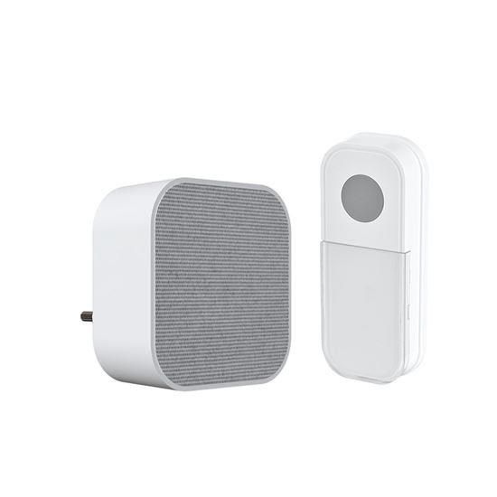 Obrázek Solight bezdrátový zvonek, do zásuvky, 180m, bílý, learning code