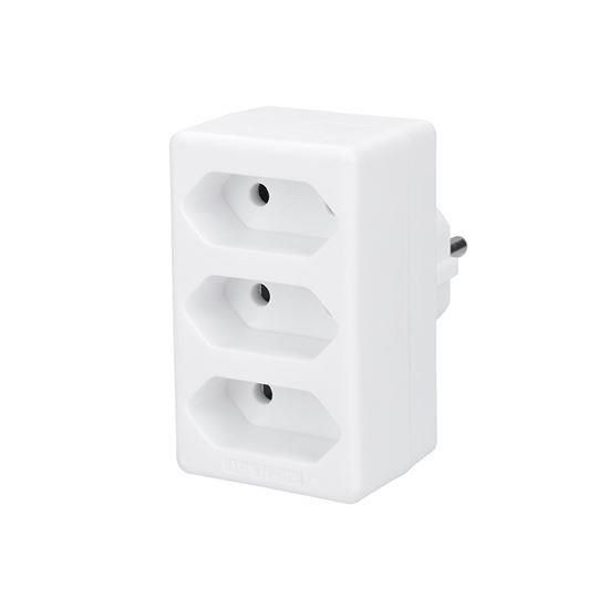 Obrázek Solight rozbočka, 3x 2, 5A, bílá