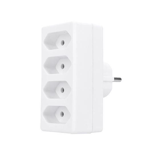 Obrázek Solight rozbočka, 4x 2, 5A, bílá
