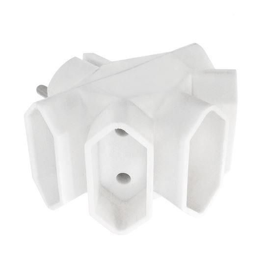 Obrázek Solight rozbočka, 5 x 2, 5A, bílá