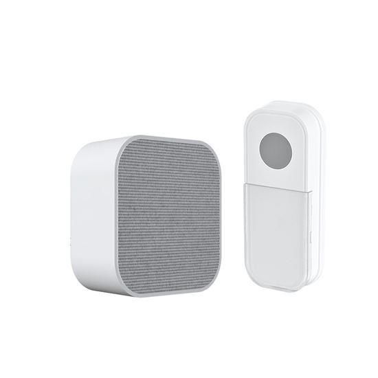 Obrázek Solight bezdrátový zvonek, bateriový, 180m, bílý, learning code