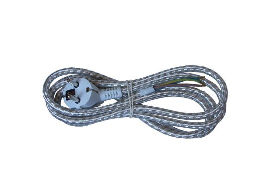 Obrázek Solight flexo šňůra, 3x 0, 75mm2, pletená, 3m