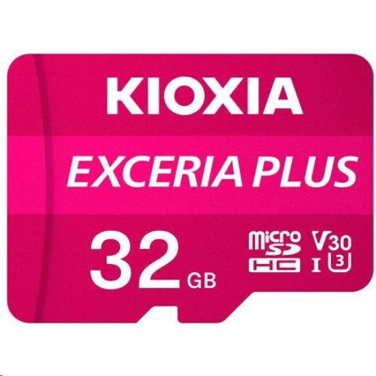 Obrázek KIOXIA Exceria Plus microSD card 32GB M303, UHS- I U3 Class 10