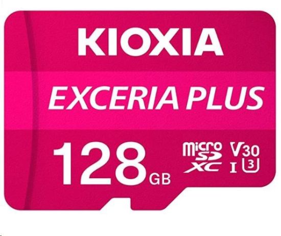 Obrázek KIOXIA Exceria Plus microSD card 128GB M303, UHS- I U3 Class 10