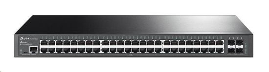Obrázek TP- Link OMADA switch SG3452X (48xGbE, 4xSFP+, 2xconsole, fanless)