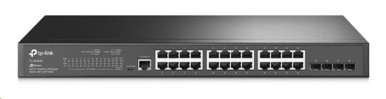 Obrázek TP- Link OMADA switch SG3428 (24xGbE, 4xSFP, 2xConsole, fanless)