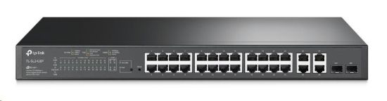 Obrázek TP- Link OMADA switch SL2428P (24x100Mb/ s, 2xGbE, 2GbE/ 2xSFP combo, 24xPoE+, 250W)