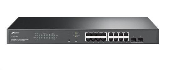 Obrázek TP- Link OMADA switch SG2218P (16xGbE, 2xSFP, 16xPoE+, 150W, fanless)