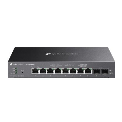 Obrázek TP- Link OMADA switch SG2210XMP- M2 (8x2, 5GbE, 2xSFP+, 8xPoE+, 160W, fanless)
