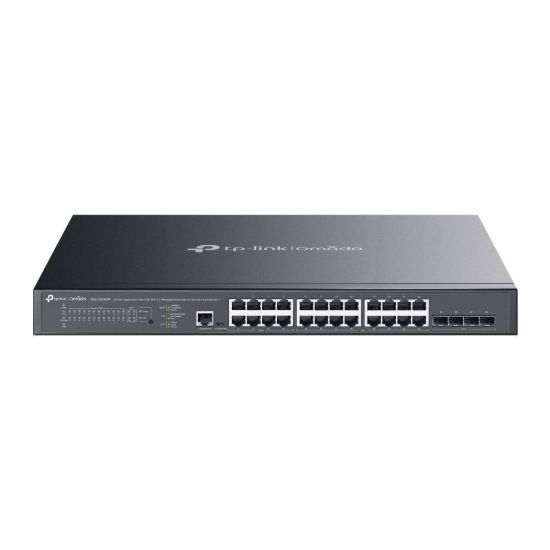 Obrázek TP- Link OMADA switch SG3428XMPP (24xGbE, 4xSFP+, 16xPoE+, 8xPoE++, 500W, 1xconsole)