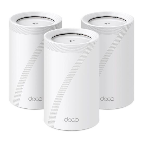 Obrázek TP- Link Deco BE65(3- pack) WiFi7 Mesh(BE9300, 2, 4GHz/ 5GHz/ 6GHz, 4x2, 5GbELAN/ WAN, 1xUSB3.0)