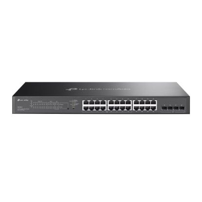 Obrázek TP- Link OMADA switch SG2428LP (24xGbE, 4xSFP, 16xPoE+, 150W, fanless)