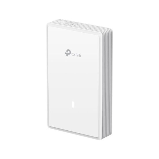 Obrázek TP- Link EAP725- Wall OMADA WiFi7 AP (BE3600, 2, 4GHz/ 5GHz, 1x2, 5GbEWAN, 1x2, 5GbELAN, 3xGbE, 1xPoE+, 1xPoE- out)