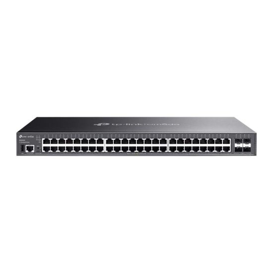 Obrázek TP- Link OMADA switch SG5452X (48xGbE, 4xSFP+, 1xUSB2.0, 2xConsole, fanless)