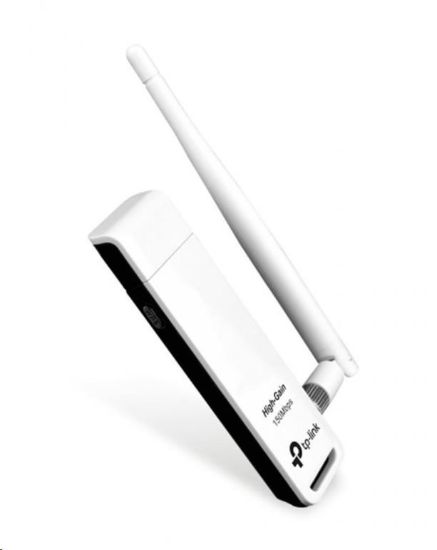 Obrázek TP- Link TL- WN722N USB adapter (N300, 2, 4GHz, USB2.0)