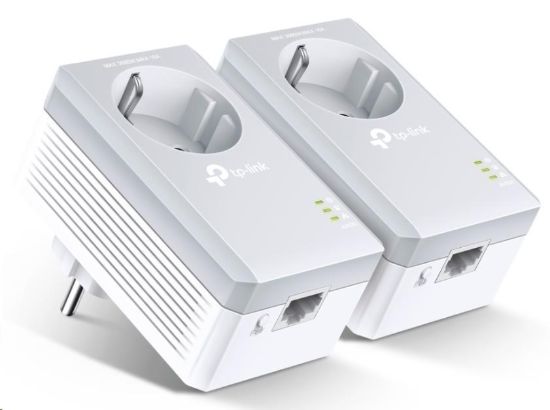 Obrázek TP- Link TL- PA4010PKIT průchozí powerline set (AV600, 1x100Mb/ s, HomePlug AV)