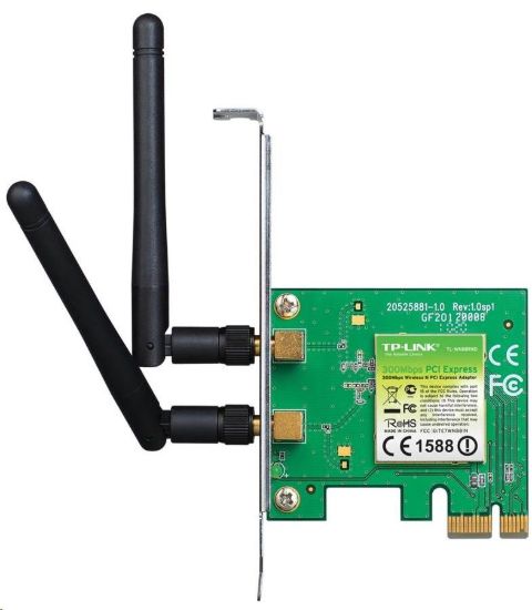 Obrázek TP- Link TL- WN881ND PCI Express adapter (N300, 2, 4GHz, PCIe)