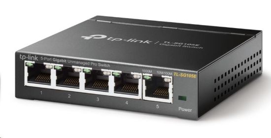 Obrázek TP- Link Easy Smart switch TL- SG105E (5xGbE, fanless)