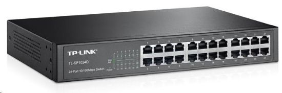 Obrázek TP- Link switch TL- SF1024D (24x100Mb/ s, fanless)