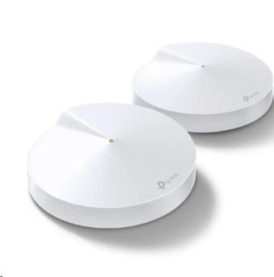 Obrázek TP- Link Deco M5(2- pack) WiFi5 Mesh (AC1300, 2, 4GHz/ 5GHz, 2xGbELAN/ WAN)