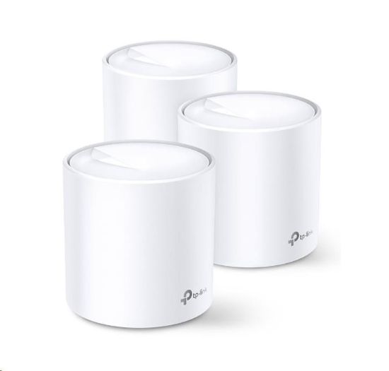 Obrázek TP- Link Deco X20(3- pack) WiFi6 Mesh (AX1800, 2, 4GHz/ 5GHz, 2xGbELAN/ WAN)
