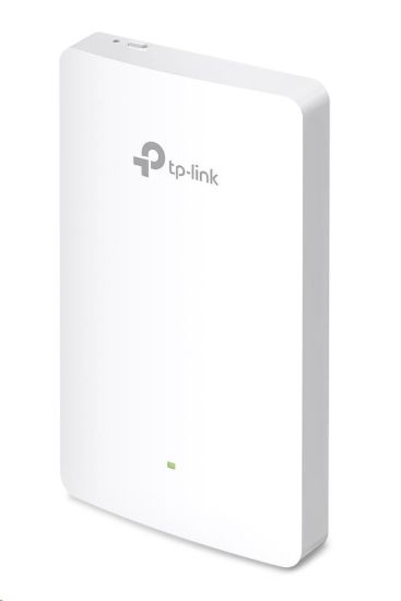Obrázek TP- Link EAP615- Wall OMADA WiFi6 AP (AX1800, 2, 4GHz/ 5GHz, 4xGbELAN, 1xPoE- in, 1xPoE- out, 13W)