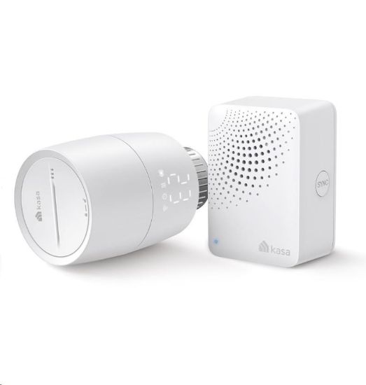 Obrázek TP- LINK Kasa KE100 KIT Matter - Základní sada chytrého termostatického radiátorového ventilu Kasa KE100+KH100