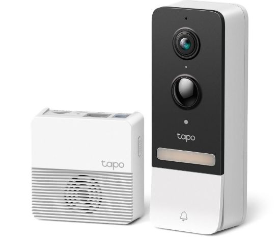 Obrázek TP- Link Tapo D230S1 Chytrý video zvonek Tapo T230S1 1xTapo D230, 1xTapo H200 (5MP, 2K, WiFi, IR 8m, 1xGbE, microSD)