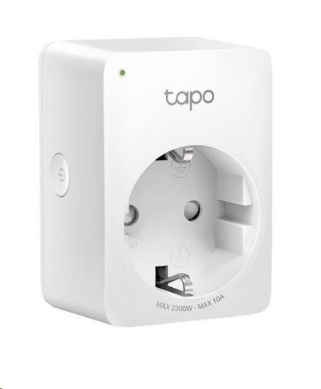 Obrázek TP- Link Tapo P100(1- pack)(EU) chytrá WiFi mini zásuvka (2300W, 10A, 2, 4 GHz, BT)