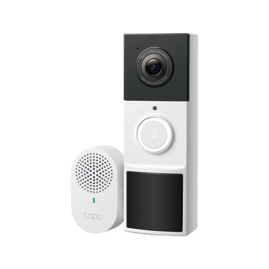 Obrázek TP- Link Tapo D205 Chytrý mini video zvonek (3MP, 2K, 1296px, WiFi, IR 8m, microSD)