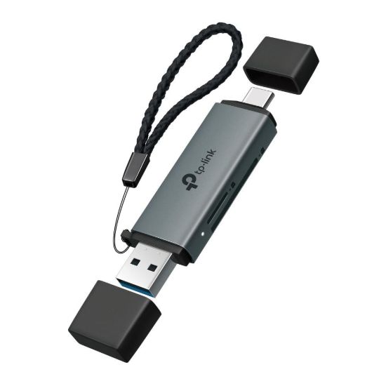 Obrázek TP- Link UA430D čtečka karet (1xUSB- C3.2Gen1, 1xUSB- A3.2Gen1, 1xmicroSD, 1xSD)