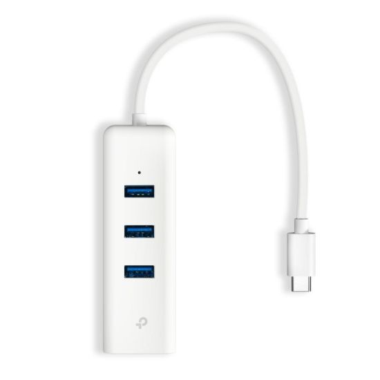 Obrázek TP- Link UE330C USB- C/ Ethernet síťový adaptérm USB hub (1xUSB3.0 - > 1xGbE, 3xUSB3.0)