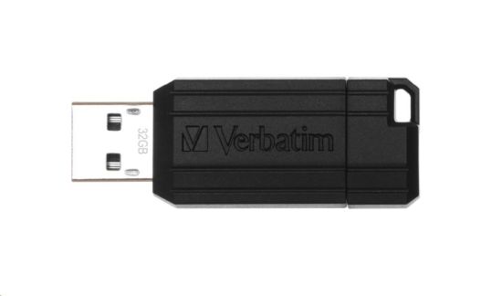 Obrázek VERBATIM Flash Disk 32GB Store 'n' Go PinStripe, černá
