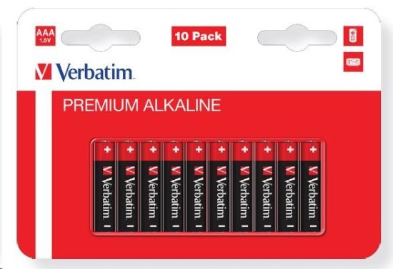 Obrázek VERBATIM Alkalická Baterie AA 10 Pack / LR6