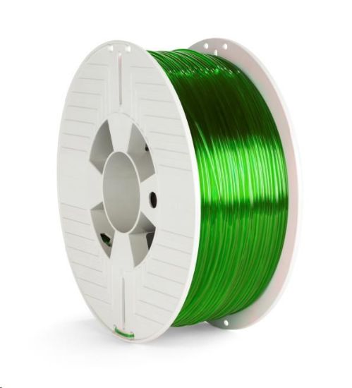 Obrázek VERBATIM 3D Printer Filament PET- G 1.75mm, 327m, 1kg green transparent