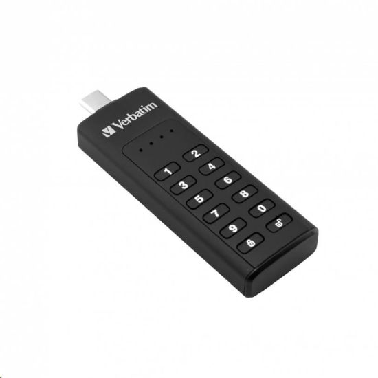 Obrázek VERBATIM USB C 3.1 Drive 32 GB - Keypad Secure (R: 160/ W: 130 MB/ s) GDPR