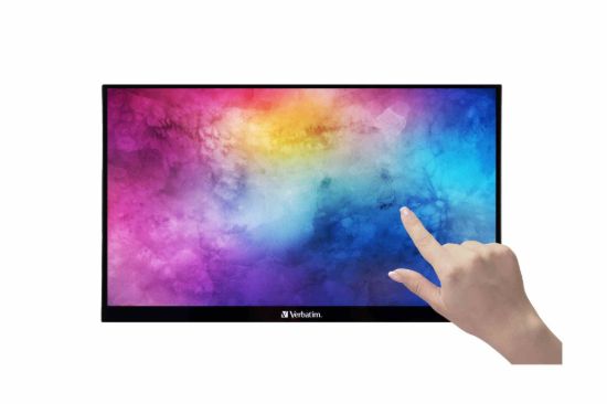 Obrázek Verbatim PMT- 14 Portable Touchscreen Monitor 14" Full HD 1080p Metal Housing Přenosný dotykový monitor