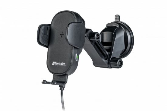 Obrázek VERBATIM Držák do Auta Bezdrátová rychlonabíječka Qi 15W FWC- 01