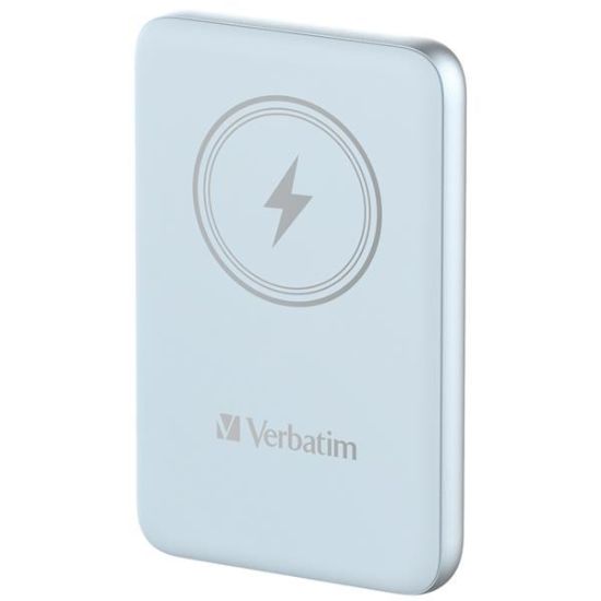 Obrázek VERBATIM Powerbanka Charge 'n' Go, Magnetická, 10000 mAh, USB- C, Modrá