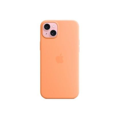 Obrázek APPLE iPhone 15 Plus Silicone Case with MagSafe - Orange Sorbet
