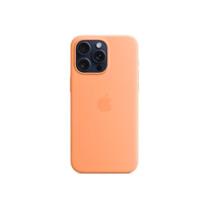 Obrázek APPLE iPhone 15 Pro Max Silicone Case with MagSafe - Orange Sorbet