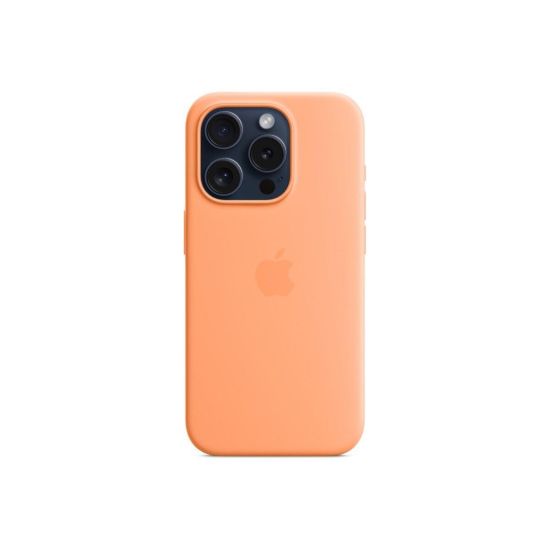 Obrázek APPLE iPhone 15 Pro Silicone Case with MagSafe - Orange Sorbet