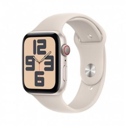 Obrázek APPLE Watch SE GPS + Cellular 44mm Starlight Aluminium Case with Starlight Sport Band - S/ M