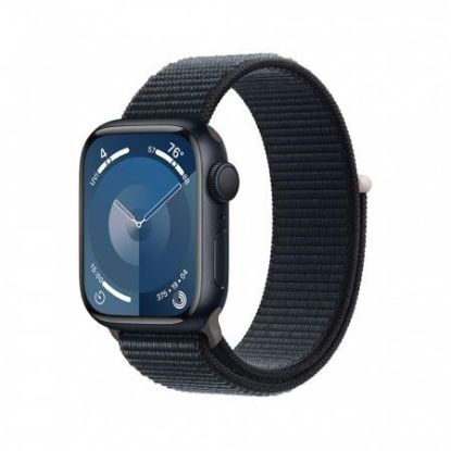 Obrázek APPLE Watch Series 9 GPS 45mm Midnight Aluminium Case with Midnight Sport Loop