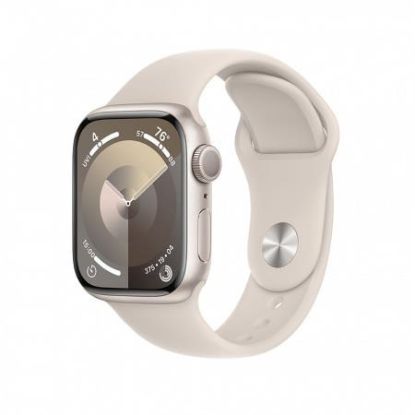 Obrázek APPLE Watch Series 9 GPS 45mm Starlight Aluminium Case with Starlight Sport Band - M/ L